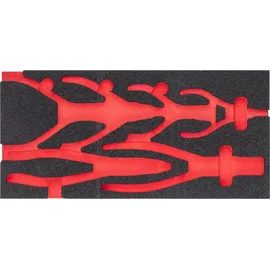 VIGOR Weichschaumeinlage, leer, V4999N-L, L x B x H: 393x 188x 35 mm