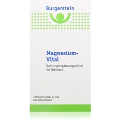 Burgerstein MagnesiumVital Tabletten zur Unterstützung der normalen Funktion des Nervensystems, der Muskeln und der Zähne sowie zur Reduzierung der Müdigkeit 90 TABL