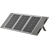 Rolipo Solarmodul Tragbares Solarpanel für Camping, 4-in-1-Solar-Ladungskabel, 100 W