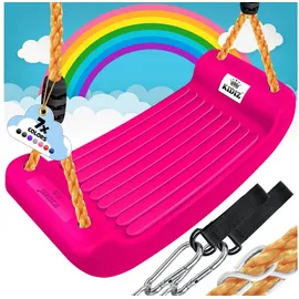 Kidiz Kinderschaukel Set Ink. Zubehör pink