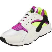 Nike Damen Air Huarache Running Trainers DH4439 Sneakers Schuhe (UK 3.5 US 6 EU 36.5, White neon Yellow Magenta 101) - 36.5 EU