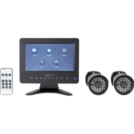 Sygonix SY-4600588 AHD-Überwachungskamera-Set mit 2 Kameras