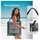 Tectake tectake® 2er Set Strandmatte, stufenlos verstellbare Rückenlehne, pulverbeschichtetes Stahlgestell, ultraleicht, inkl. Aufbewahrungstasche