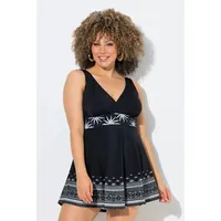 Ulla Popken Badekleid Damen Schwarz 50