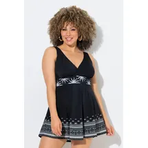 Ulla Popken Badekleid Damen Schwarz 50