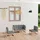 vidaXL Garten-Lounge-Set 4-tlg. grau Kiefer Massivholz