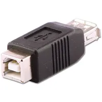 Lindy 71228 Kabeladapter USB A USB B Schwarz