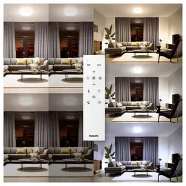Philips Deckenleuchte 1 LED quadratisch weiß