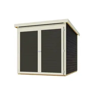 Karibu Fahrradgarage Terragrau 162,5 cm x 216,5 cm