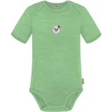 normani Outdoor Sports Baby Merino Body Kurzarm Tauranga in Grün | Gr.: 74