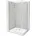 Mexen Roma kippbare Duschabtrennung 80 100 Transparent Gold Flat 854-080-100-50-00-4010