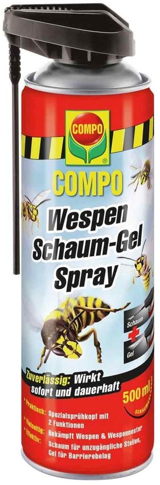 Compo® Wespen Schaum-Gel Spray Aerosoldose 500 ml COMPO (1 Stk.)