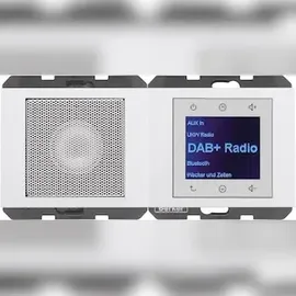 Berker Radio Touch mit Lautsprecher DAB+ Bluetooth K.x polarweiss glänzend 30807009