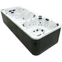 XXXL Luxus Swim Spa 580x230 Whirlpool+Gegenstromanlage Outdoor Schwimmbecken SET