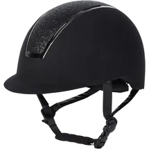 Harry's Horse Reithelm Regal Velvet Sparkle 55-57 cm Schwarz