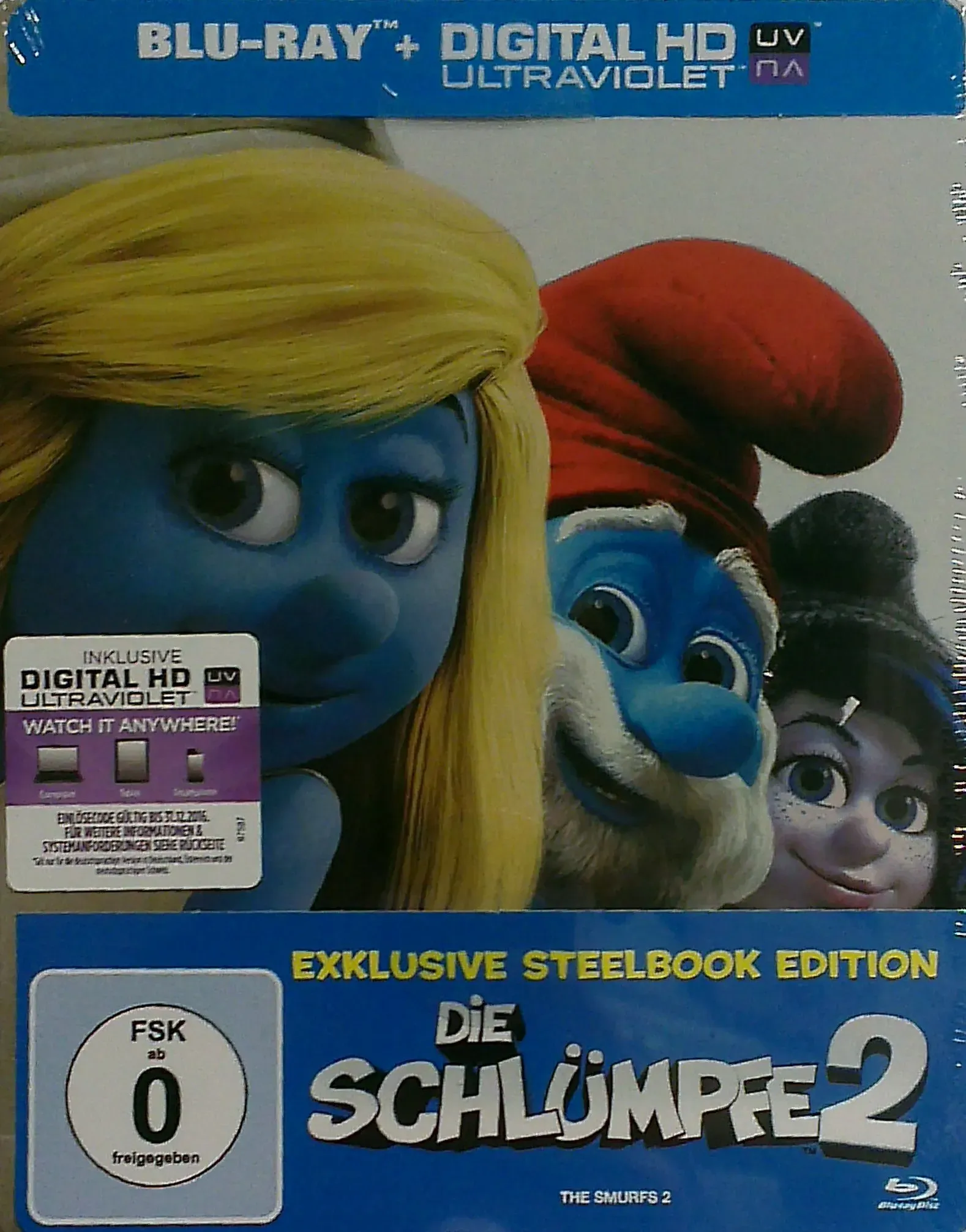 Die Schlümpfe 2 Steelbook (4K Mastered) [Blu-ray] | Zustand: Neu & original versiegelt