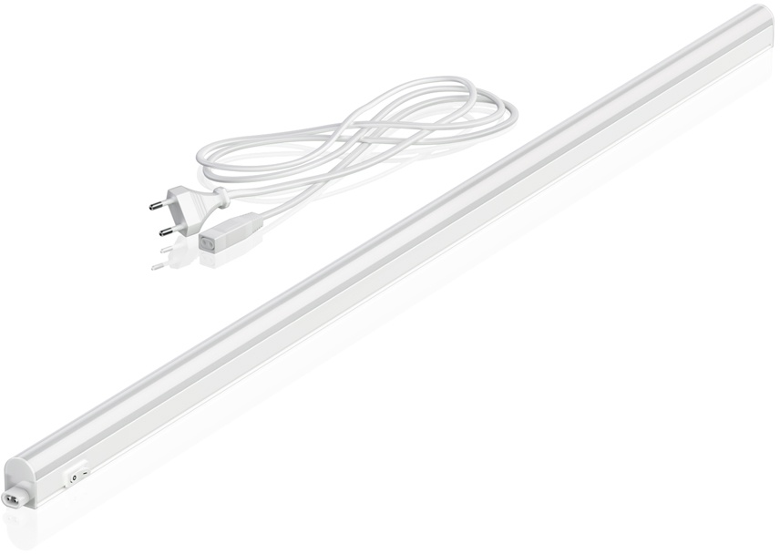 ledscom.de LED Unterbauleuchte RIGEL, Stecker, 87cm, 10,4 W, 1002lm, warmweiß