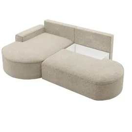 Fun Möbel ECKSOFA Girona Mit Schlaffunktion