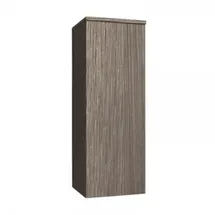 Burgbad Yumo Halbhoherschrank, Anschlag links, eine Tür, Breite: 352mm, Griff G0179, UHDF035LF3193G0179, Farbe: Weiß Hochglanz Acryl / Weiß Hochglanz Melamin