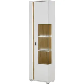 Home Affaire Vitrine LONG ISLAND 55 x 35 x 200 cm Weiß