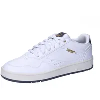 Puma Unisex Court Classic Sneaker, White-Galactic Gray Gold, 39 EU