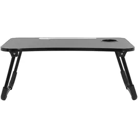 ML-Design Laptoptisch für Bett Schwarz 60x40 cm Betttisch klappbar