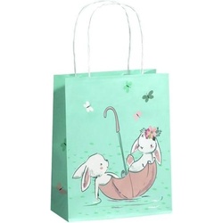 Zöwie, Geschenkverpackung, Geschenktragetasche Midi Lovely Bunnys (Geschenktüte, 1 x)