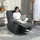 Homcom Massagesessel Polyester 100 x 107 x 102 cm Dunkelgrau mit Fernbedienung