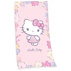 Hello Kitty Badetuch  Hello Kitty , mehrfarbig , Maße (cm): B: 75 H: 1