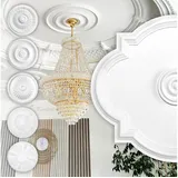 HEXIM Perfect Stuckrosette HEXIM Perfect weiß 2 St. 61 x 52 cm