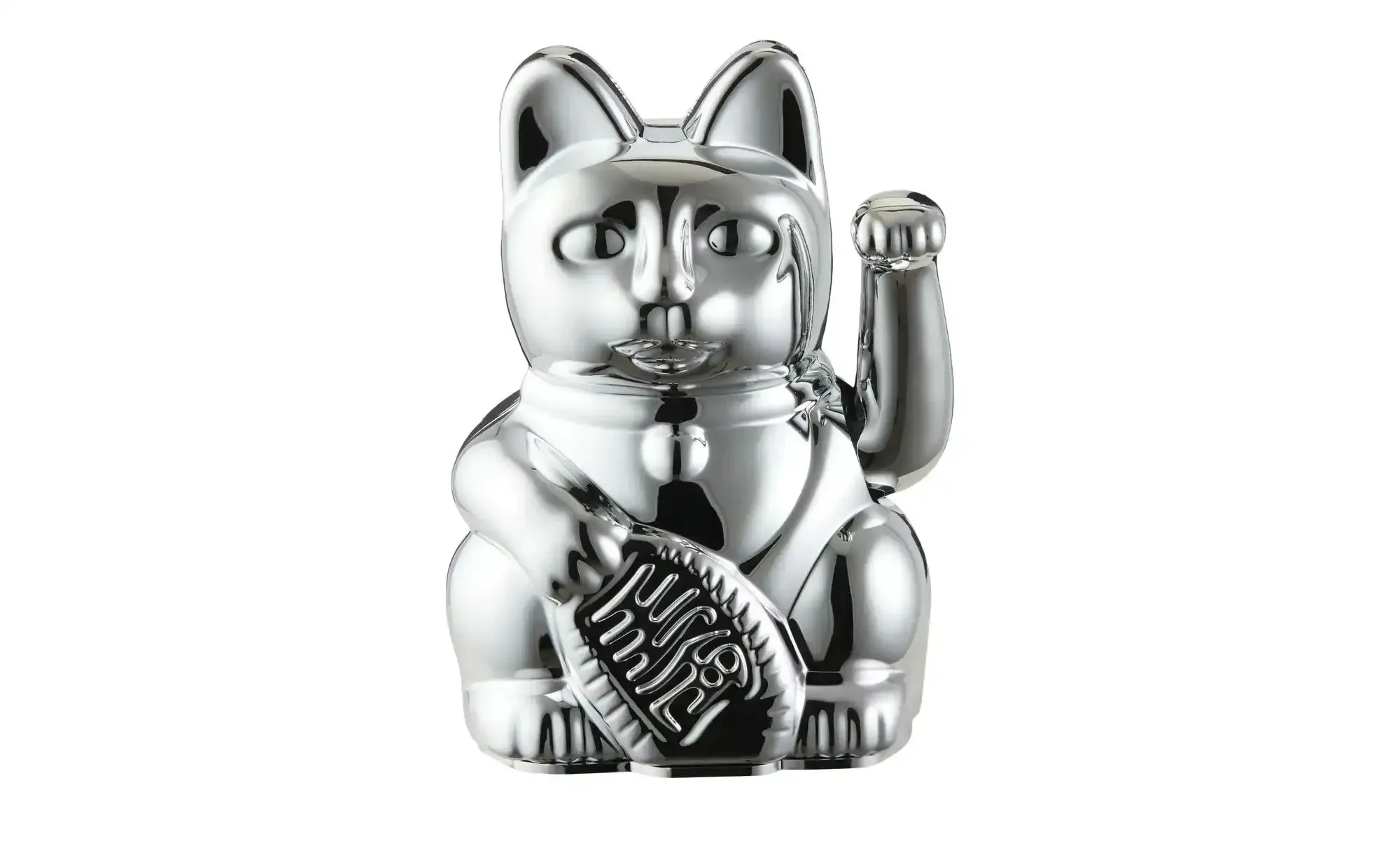 DONKEY Winkekatze   ¦ silber ¦ Kunststoff ¦ Maße (cm): B: 6,5 H: 10 T: 5.0