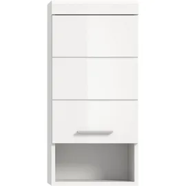 INOSIGN Hängeschrank INOSIGN "SIENA, Breite 37cm, 1 Tür, 1 offenes Fächer, 1 Einlegeboden, MDF-Front", weiß, B:37cm H:79cm T:24cm, FSC-zertifizierter Holzwerkstoff, Schränke, Hängeschrank, in verschiedenen Farben erhältlich, Badmöbel, Badschrank, Schrank, Bad