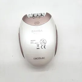 Cecotec Kabelloser Epilierer Bamba SkinCare Depil-action. Lithiumbatterie, 40 Minuten Akkulaufzeit, Wasserdicht, Austauschbare Köpfe, 2 Geschwindigkeitseinstellungen, Kabelloser Modus
