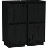 vidaXL Sideboard 31,5 x 177 x 34 cm Schwarz