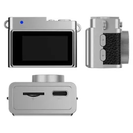 Easypix MiniPro XS1 Digitalkamera Schwarz, Silber