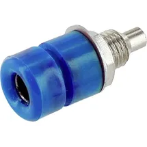 econ connect TB40BL Laborbuchse Buchse, Einbau Stift-Ø: 4 mm Blau 1 St. Bulk