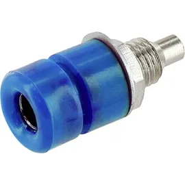 econ connect TB40BL Laborbuchse Buchse, Einbau Stift-Ø: 4 mm Blau 1 St. Bulk