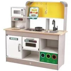 Hape Deluxe Spielküche mit Mikrowelle