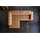 KAWOLA Ecksofa, L-Form rechts oder links Leder verschiedene Farben 321x216 cm braun