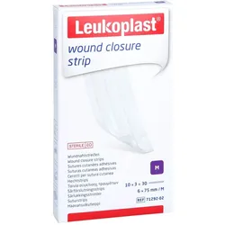 Leukoplast wound closure strip 6x75mm weiß