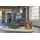 KAWOLA Relaxsessel CHARME Cord 80 x 70 x 200 cm Grau mit Kissen