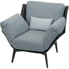 MCW Sessel MCW-L82 Kunstleder 0 x 0 x 0 cm Schwarz mit Kissen