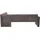 exxpo - sofa fashion Eckbank »Barista«, Frei im Raum stellbar, grau, Sitzbänke, 91685142-0 B/H/T: 157 cm x 82 cm x 245 cm