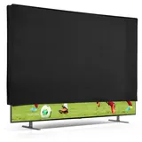 kwmobile 32" TV Abdeckung Indoor - Fernseher Hülle Bildschirmschutz Abdeckung - TV Bildschirm Staubschutzhülle - Fernsehabdeckung - Schwarz