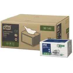Tork Reinigungstücher, langlebig, W8, 38,5 x 30 cm, 1-lagig 90145 , 1 Karton = 8 Packungen à 50 Tücher