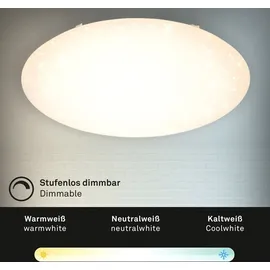 Briloner Deckenleuchte 76 cm weiß