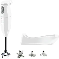 ESGE Zauberstab 95100 Cordless, 2500 mAh Li-Ion Akku Stabmixer, Pürierstab, kabellos, bis zu 13.000 U/min, weiß