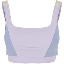 URBAN CLASSICS Color Block Sport-bh Lilac / Viola Blue / Soft Sea Graass M