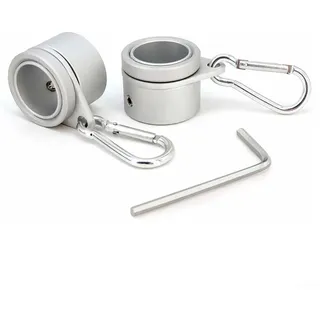 Fahnenmast-Ring, Aluminiumlegierung, Drehringe für 1,9 - 2,5 cm Stange, 360 ° drehbar, Anti-Wicklung, 2 Stück