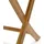 VCM Gartentisch 80 x 80 x 75 cm Braun